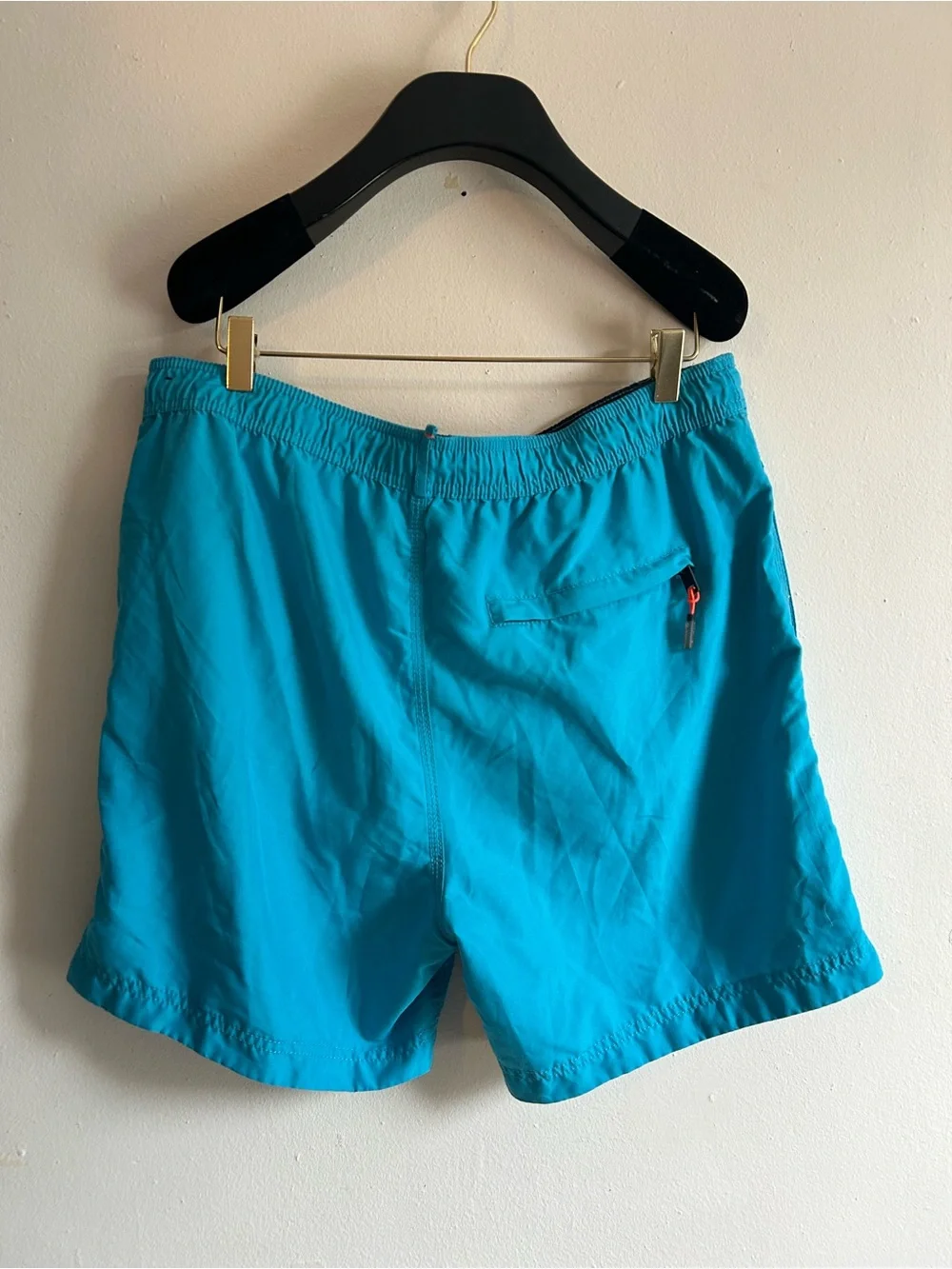 Superdry Volley Swim Shorts Blue Aqua Trunks Inner Brief Mens 2XL XXL